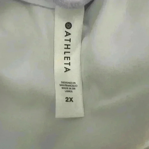 Athleta nitro printed tank lavender size 2X NWT - Picture 4 of 6